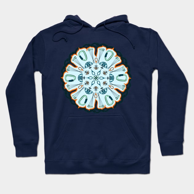 Trad Climbing Mandala Hoodie by unclelindsey